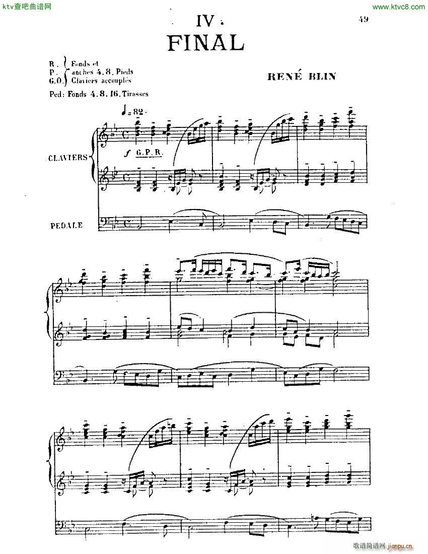 Blin Rene Symphonie mvt 4 solo organ(V)1