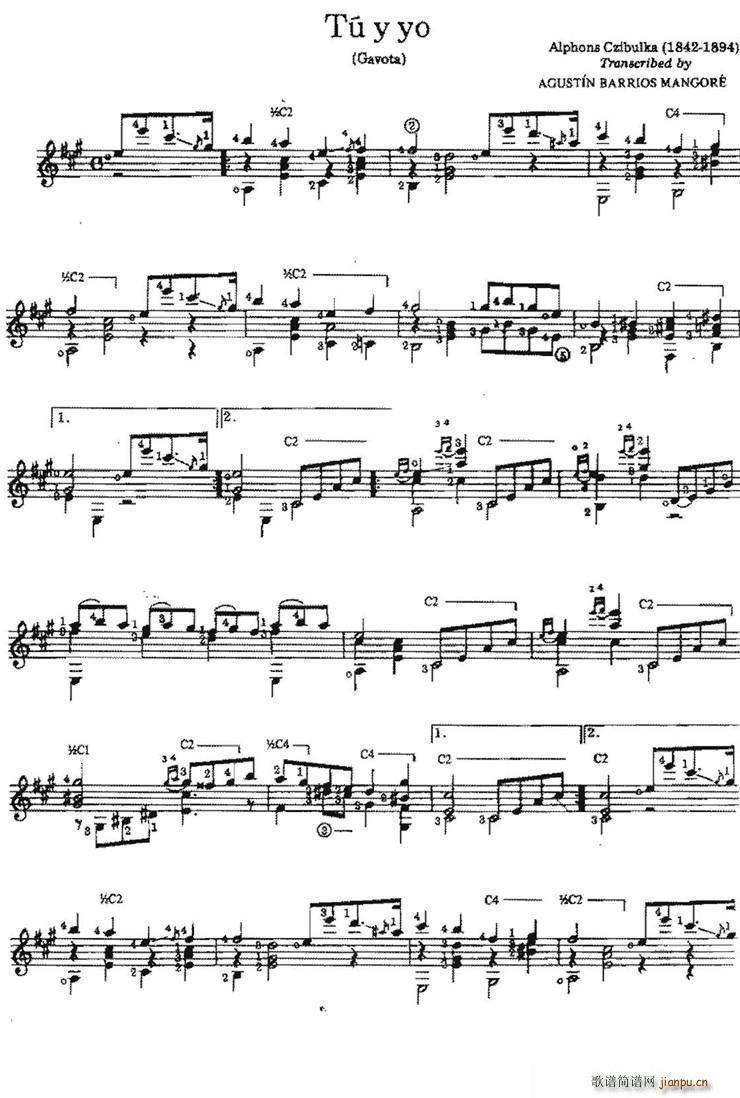 Tu y yo ŵ伪(V)1