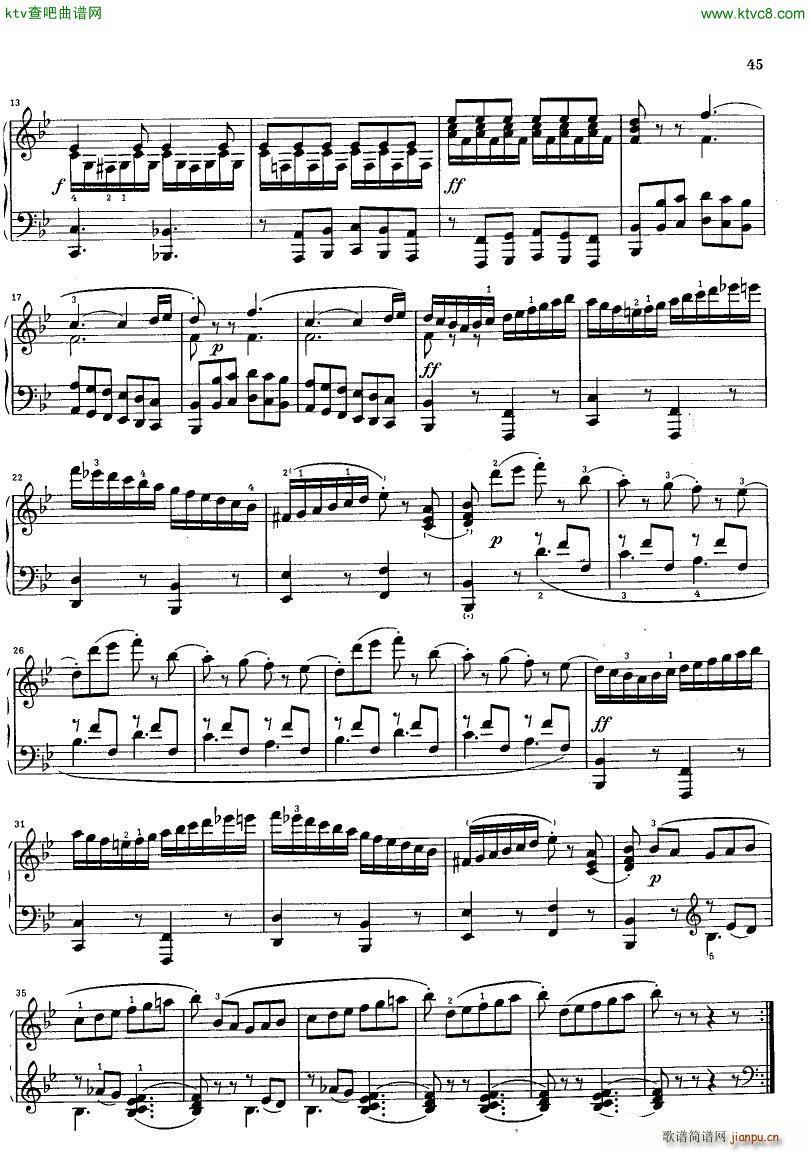 Clementi Sonate op 7 No 3(V)8