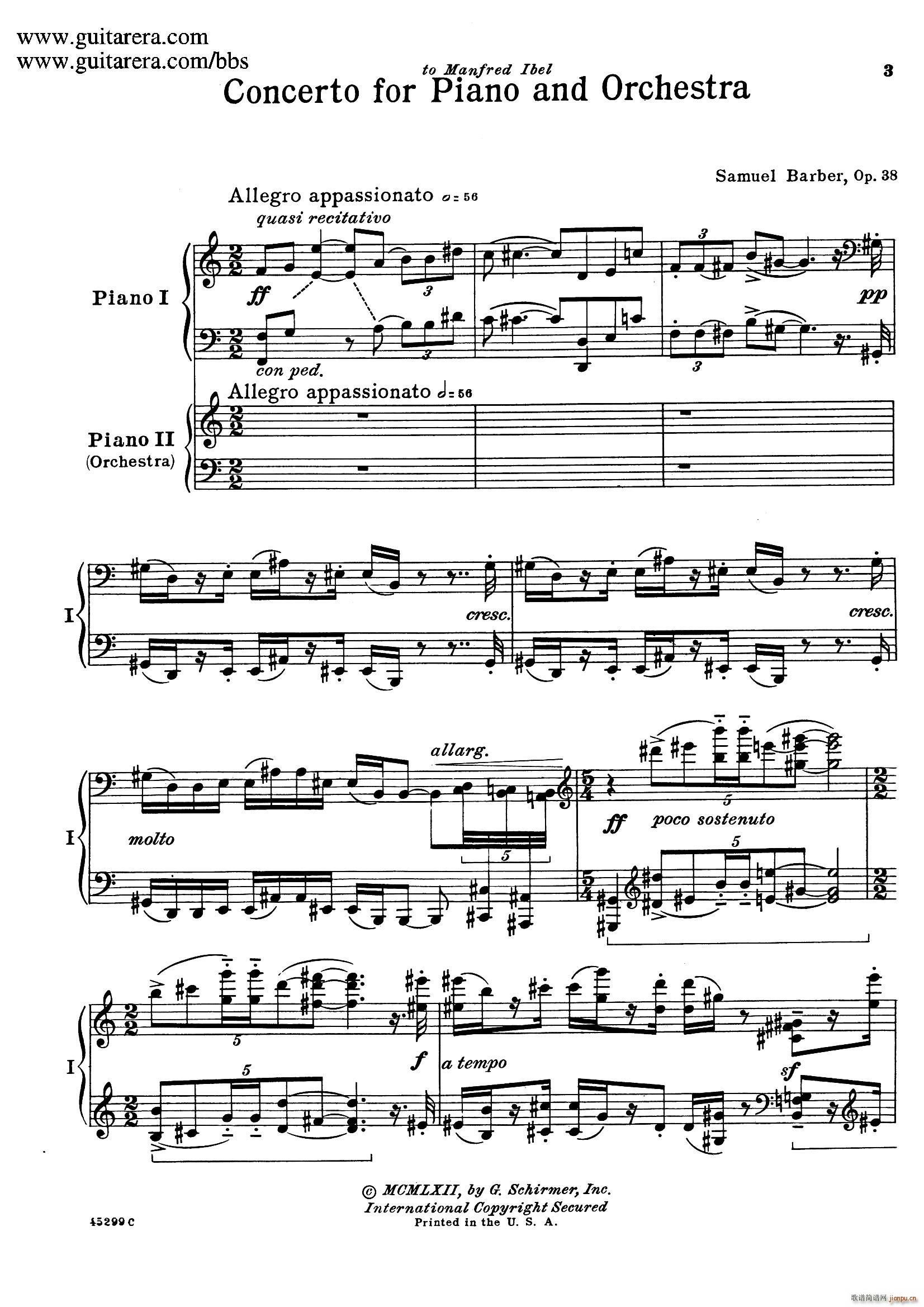 Piano Concerto Op 38 مf(xi) p һ(l )(V)1