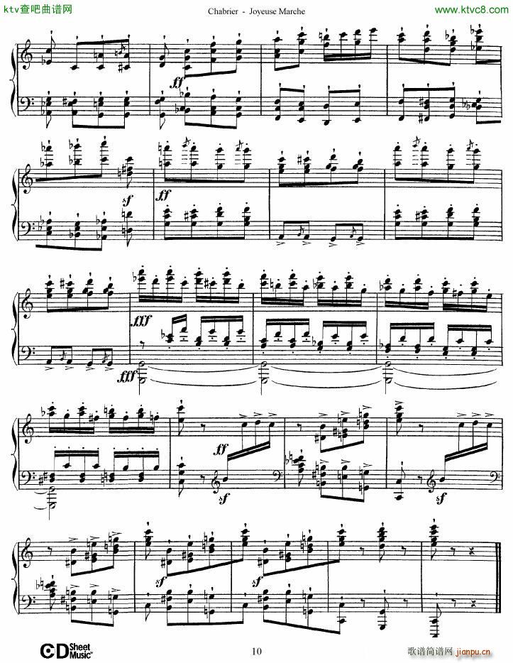Chabrier Joyeuse Marche(V)10