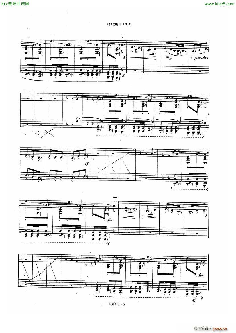 Chabrier Espana for two pianos(V)22