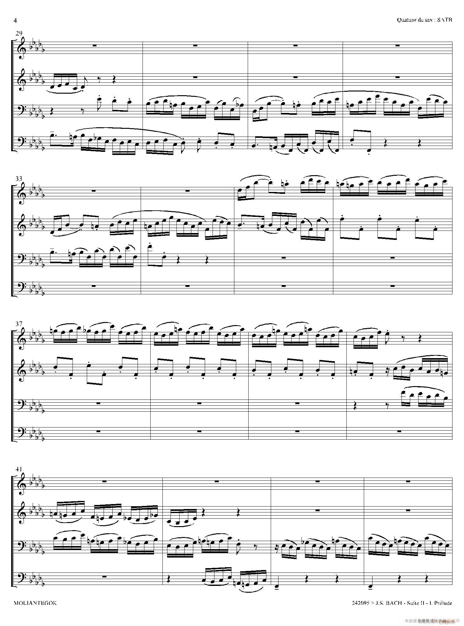Suite anglaise No 2 BWV 807 M֮ ǰ (V)3