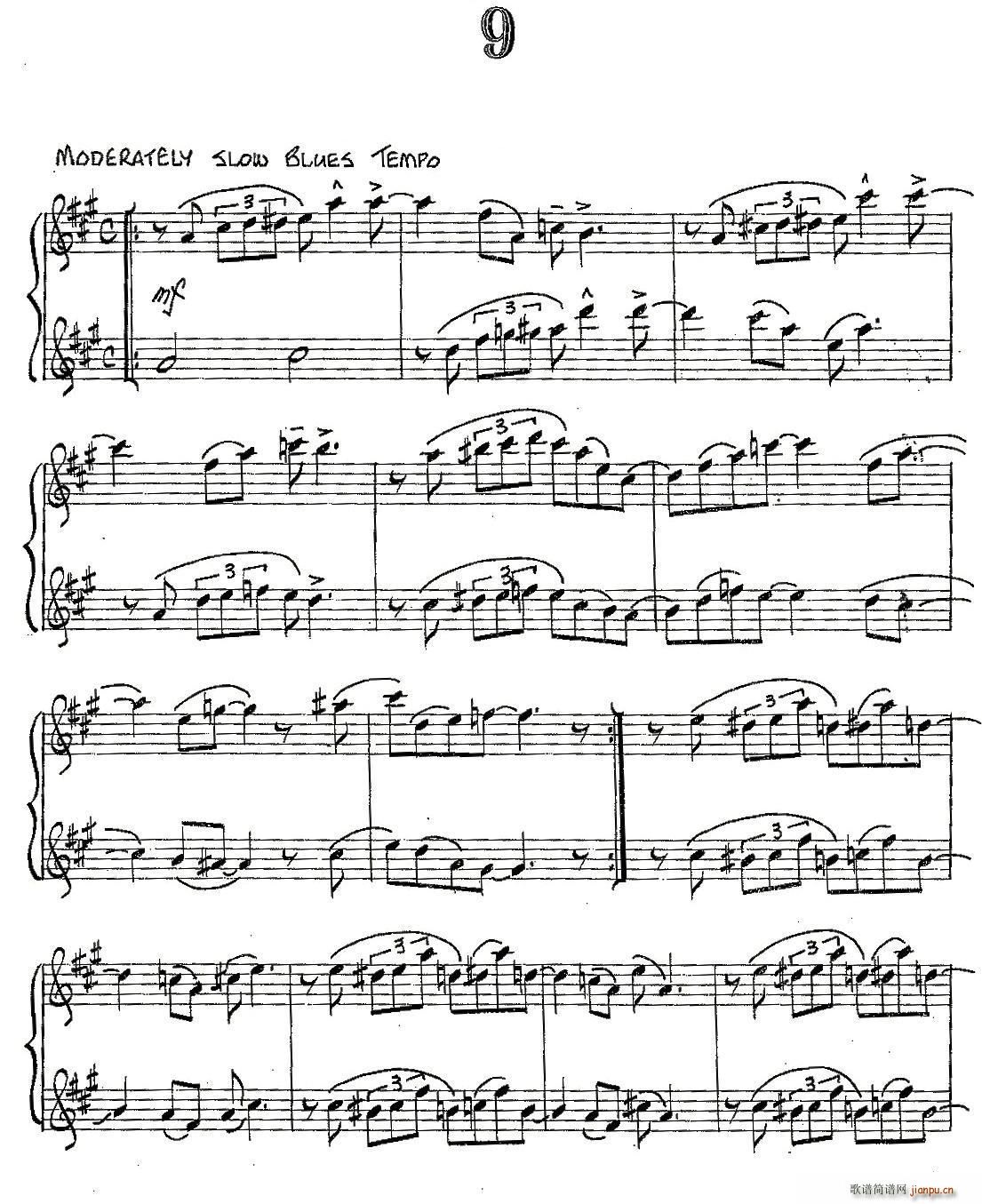 Jazz Conception For Saxophone Duets 9 (V)1