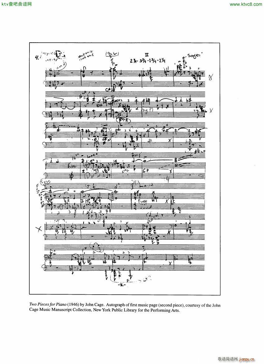 John Cage Piano works 1938 1948 (V)8