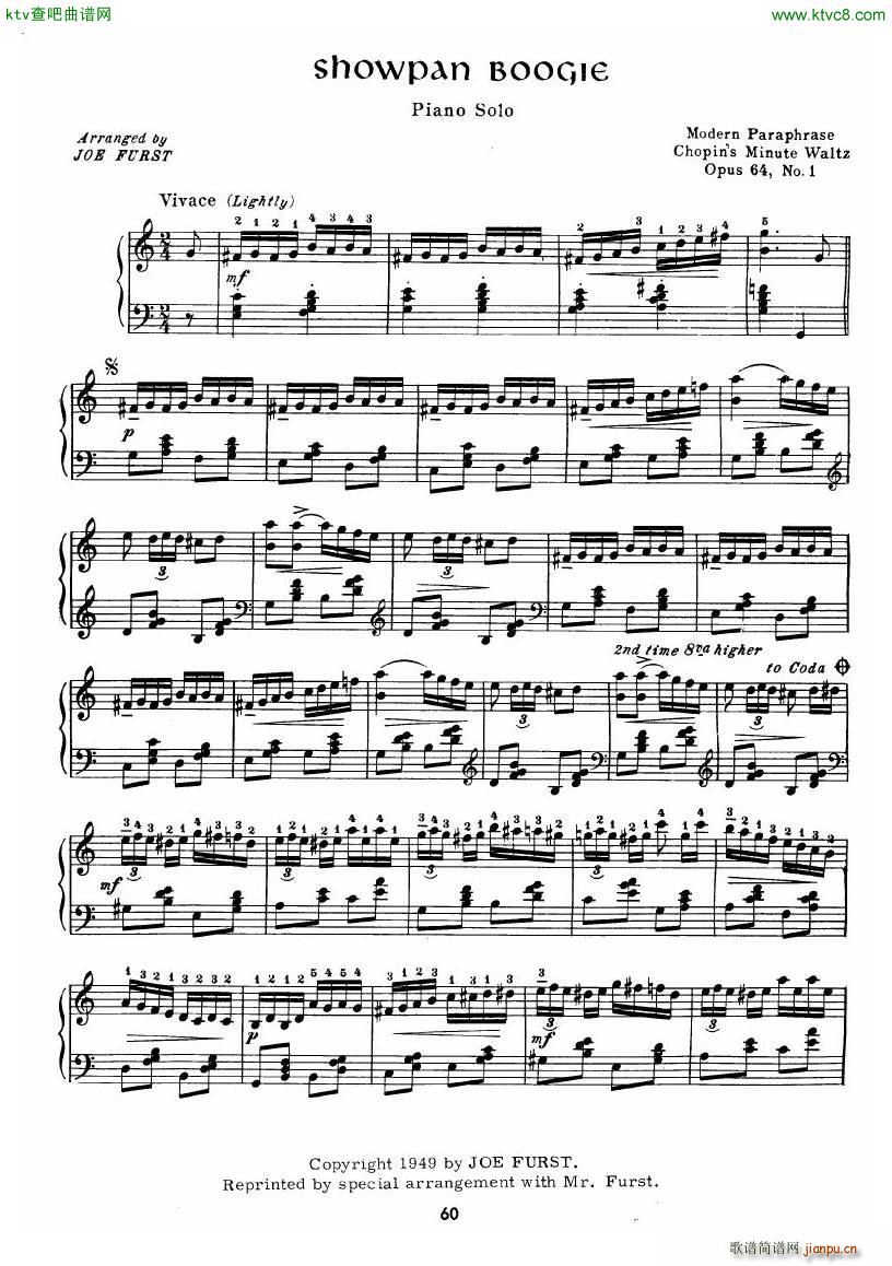 chopin minute waltz transcriptions collection (V)9