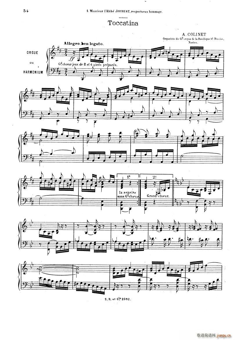 Colinet Toccatina organ(V)1