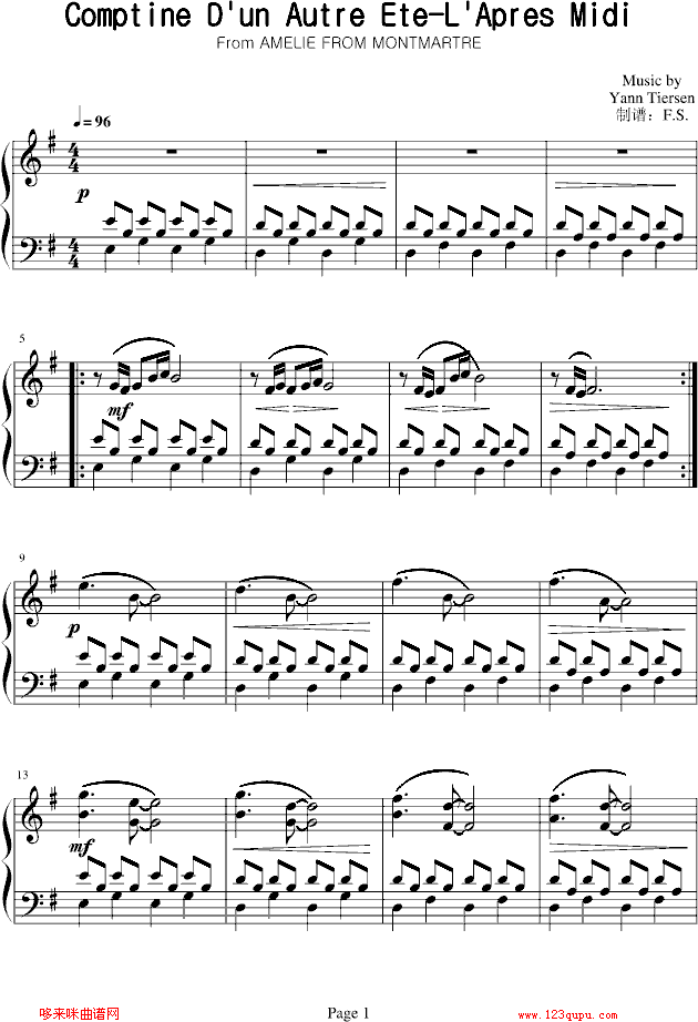 ComptineDunAutreEte-LApresMidi-YannTiersen(V)1