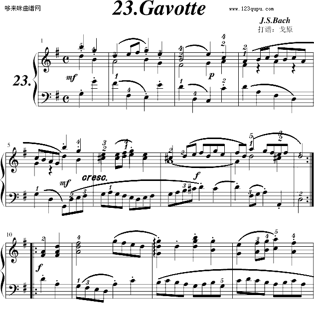 ͺճIINo.23Gavotte-ͺ(V)1