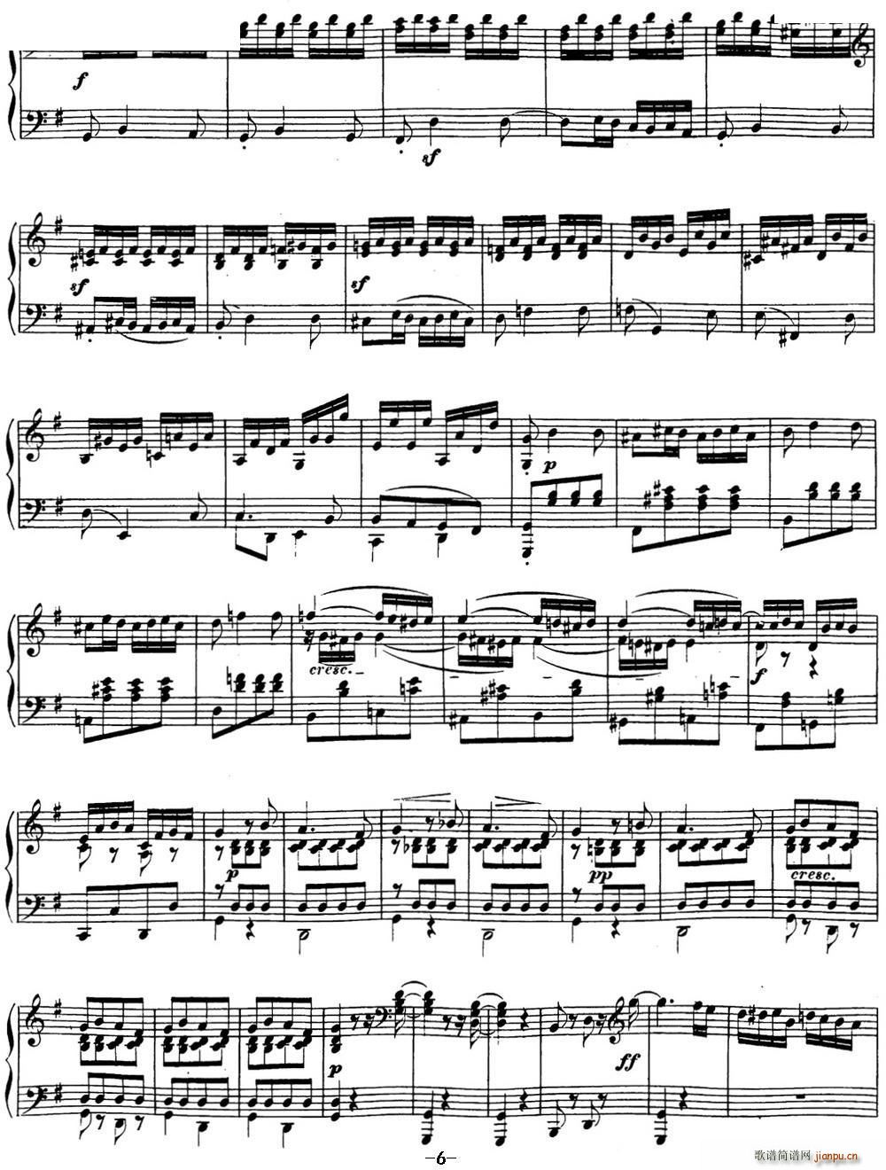 ؐQ16 G{ Op 31 No 1 G major(V)6