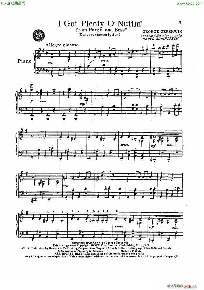 rubinstein gershwin plenty of nuttin(V)1