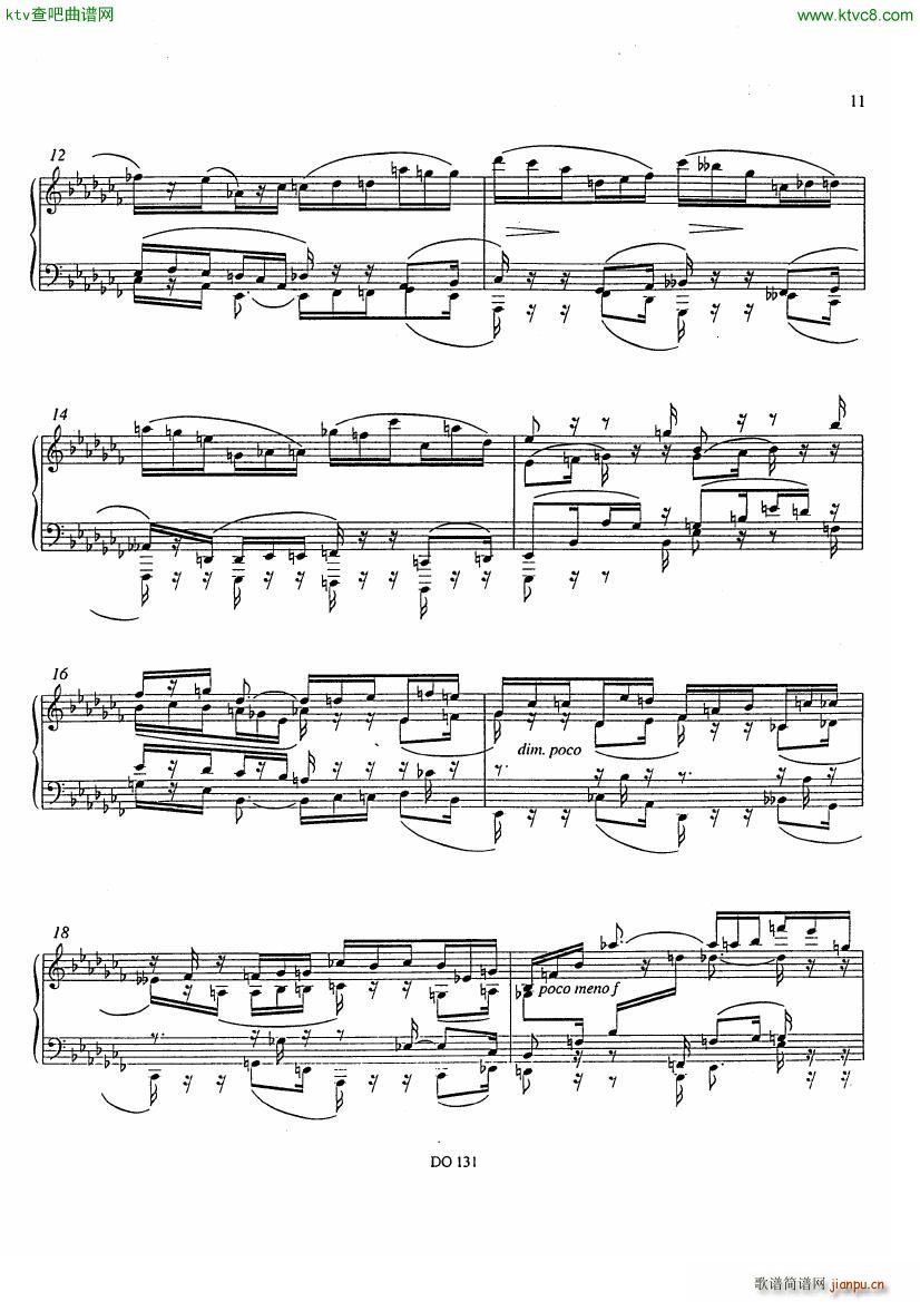 Etude No 12 Prlude et Fugue(V)9