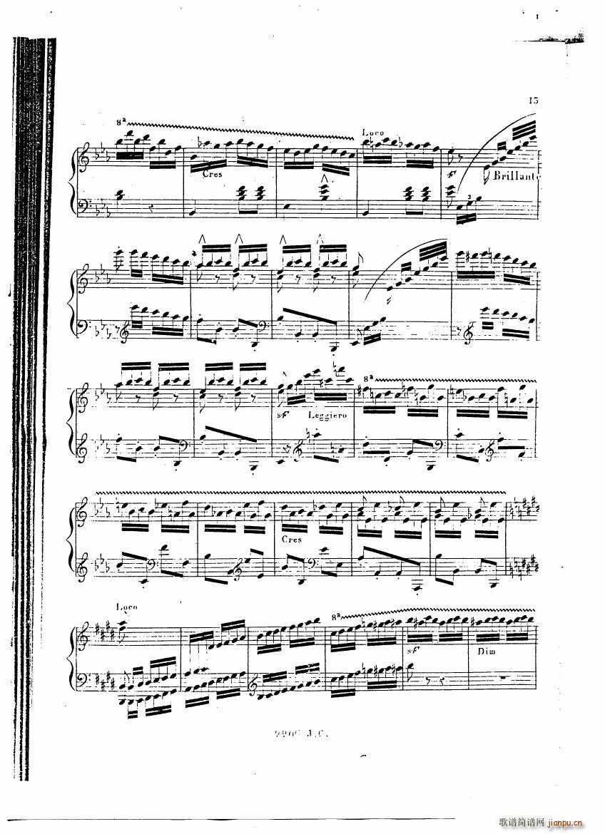 Czerny Variations brillantes(V)12