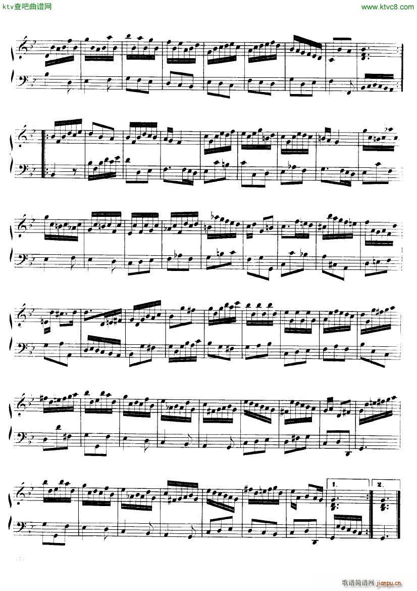 Handel Suite in G minor G250 255(V)5