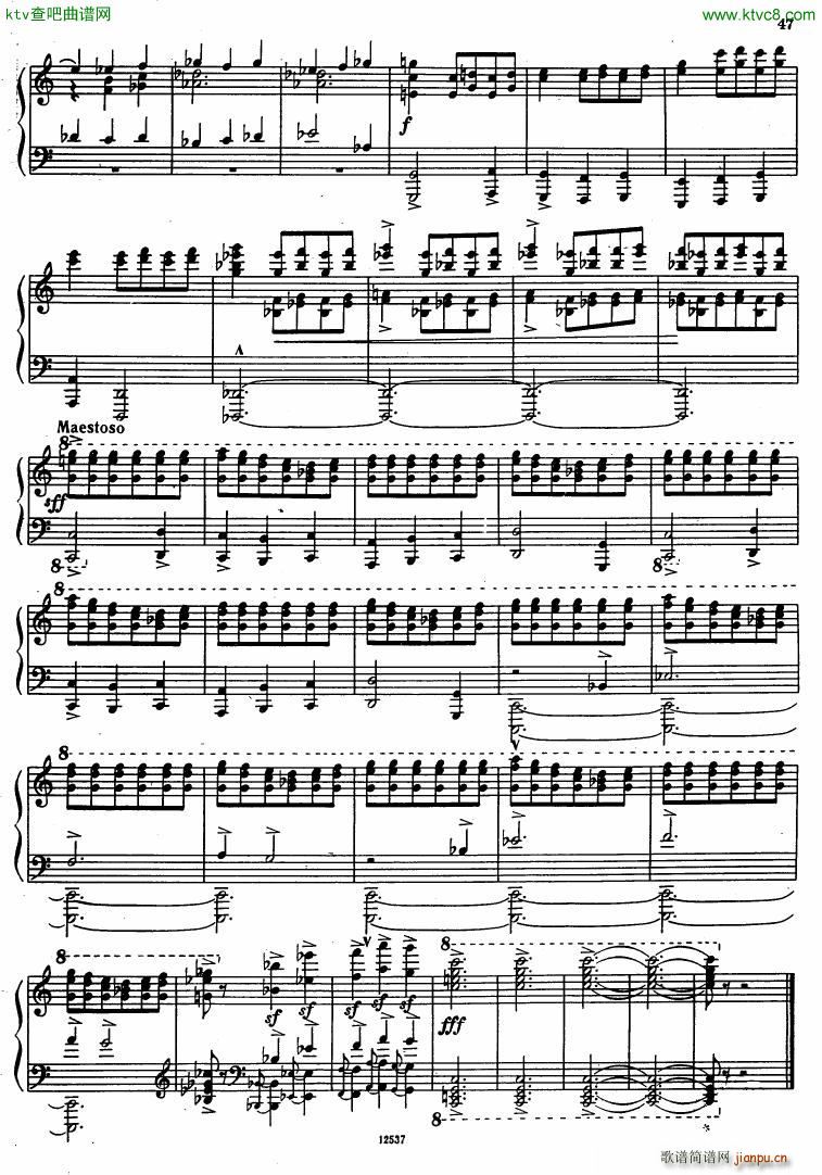 Flyarkovsky 6 preludes and fugues(V)47
