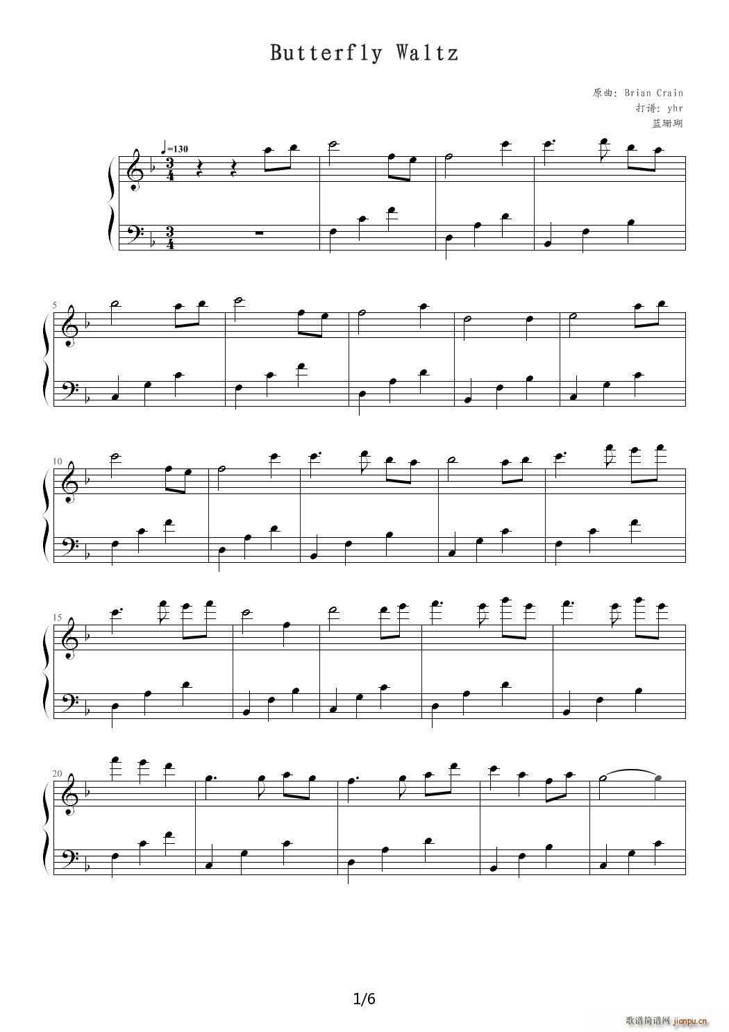 Brian Crain  Butterfly Waltz(V)1