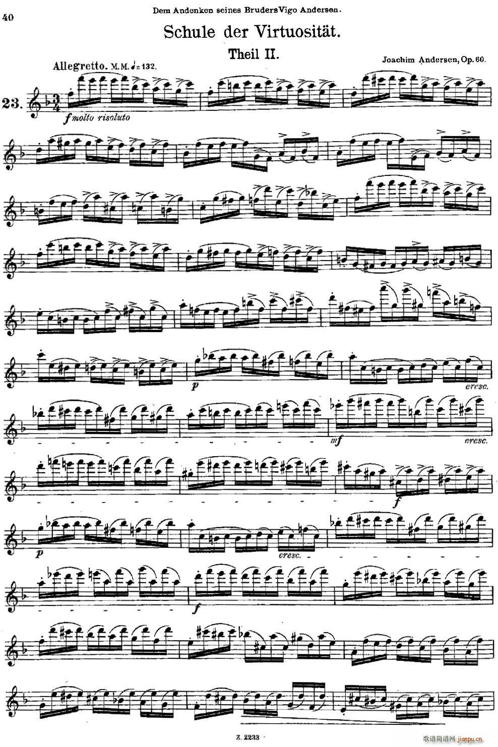 Schule der Virtuosit?t Op 60 23(ѺV)1