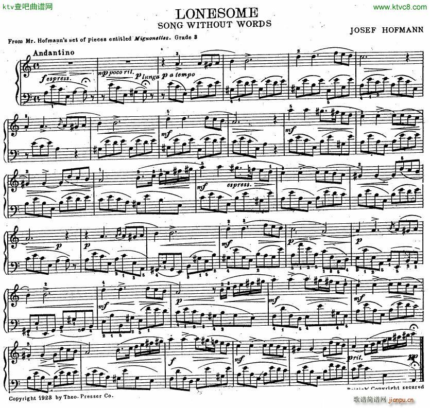 hofmann lonesome(V)1