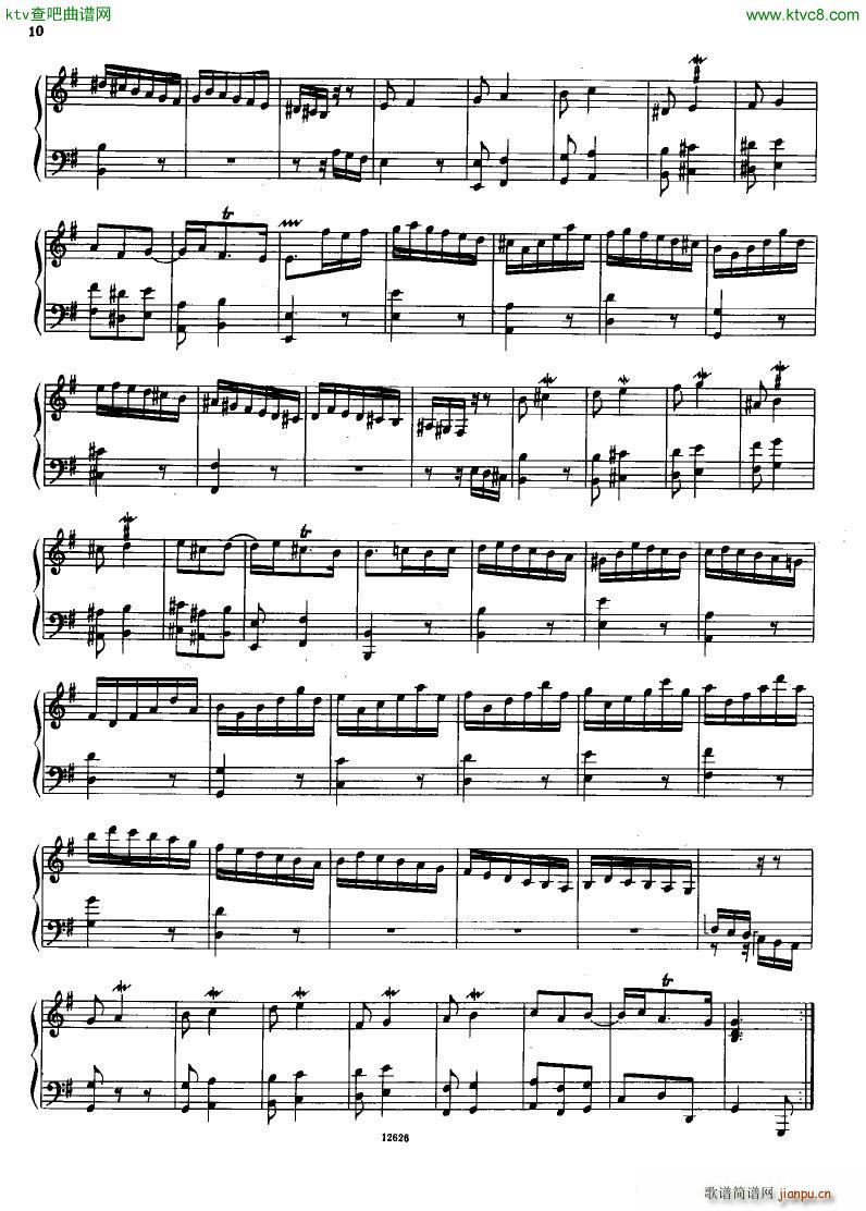 H ndel 1 Suiten for Piano Book 2(V)8
