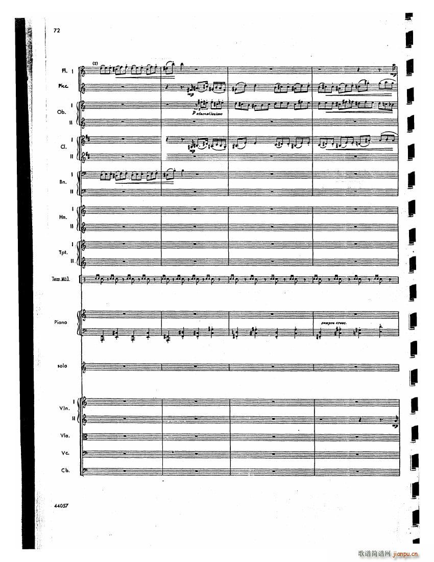 Barber op 14 Violin Concerto Score (V)31