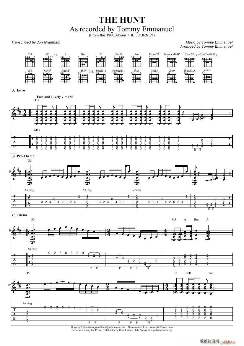 tommy emmanuel the hunt ָ(V)1