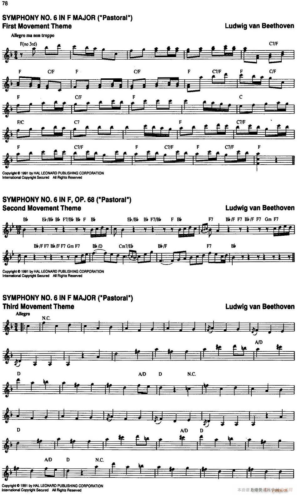 The Real Little Classical Fake Book P61 80(ʮ�ּ�����)18