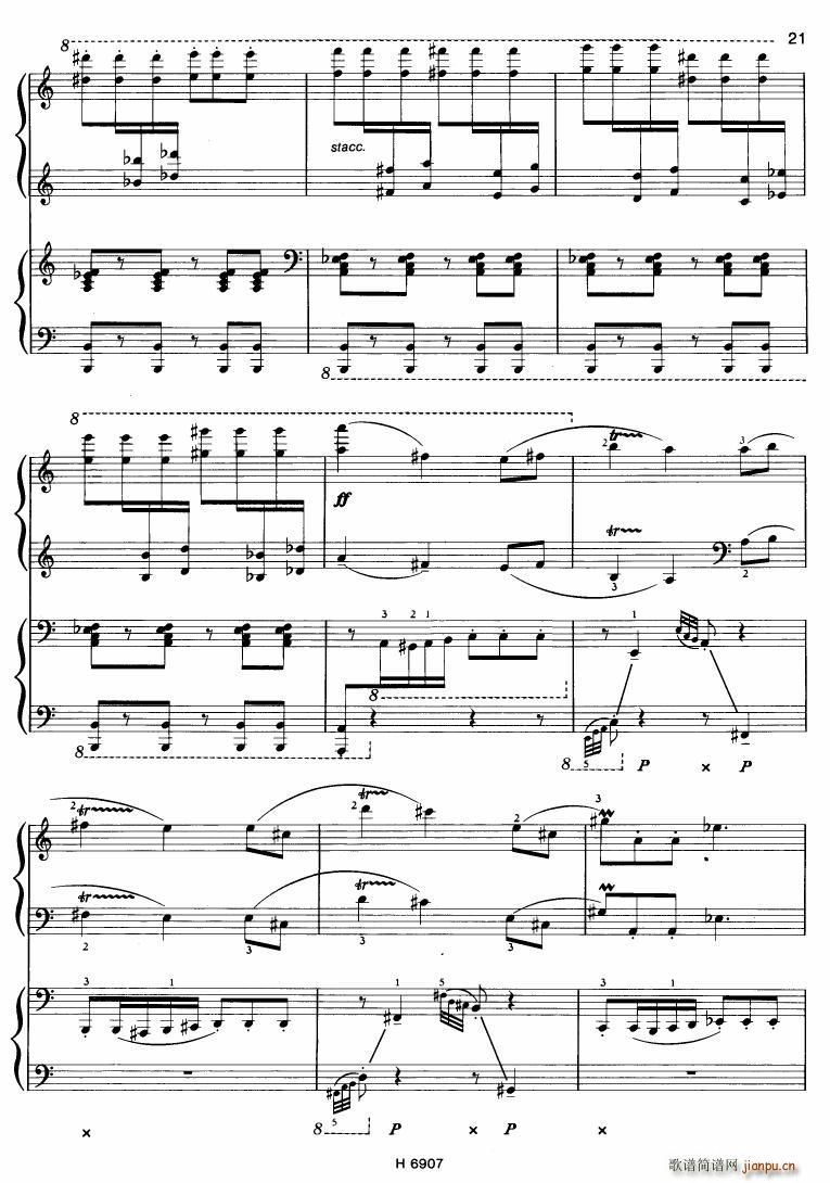 Barton Sonatina for 4 hands(V)21