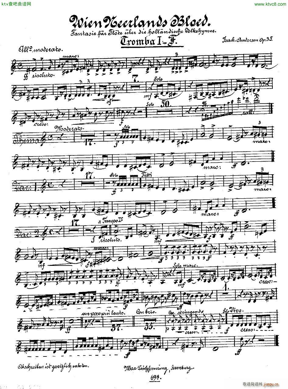 Andersen op 35 Wien Neerlands Bloed orch pts(V)39