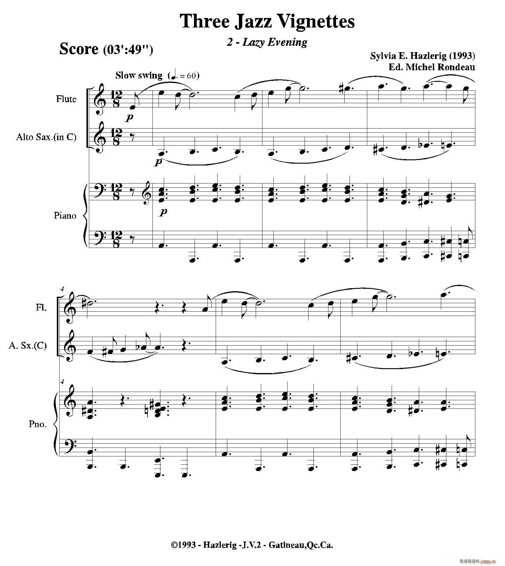 Three jazz vignettes ڶ(l ) L(chng)_(V)1