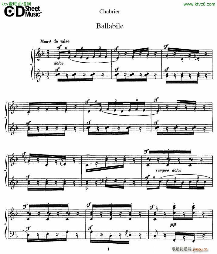 Chabrier Ballabile(V)1