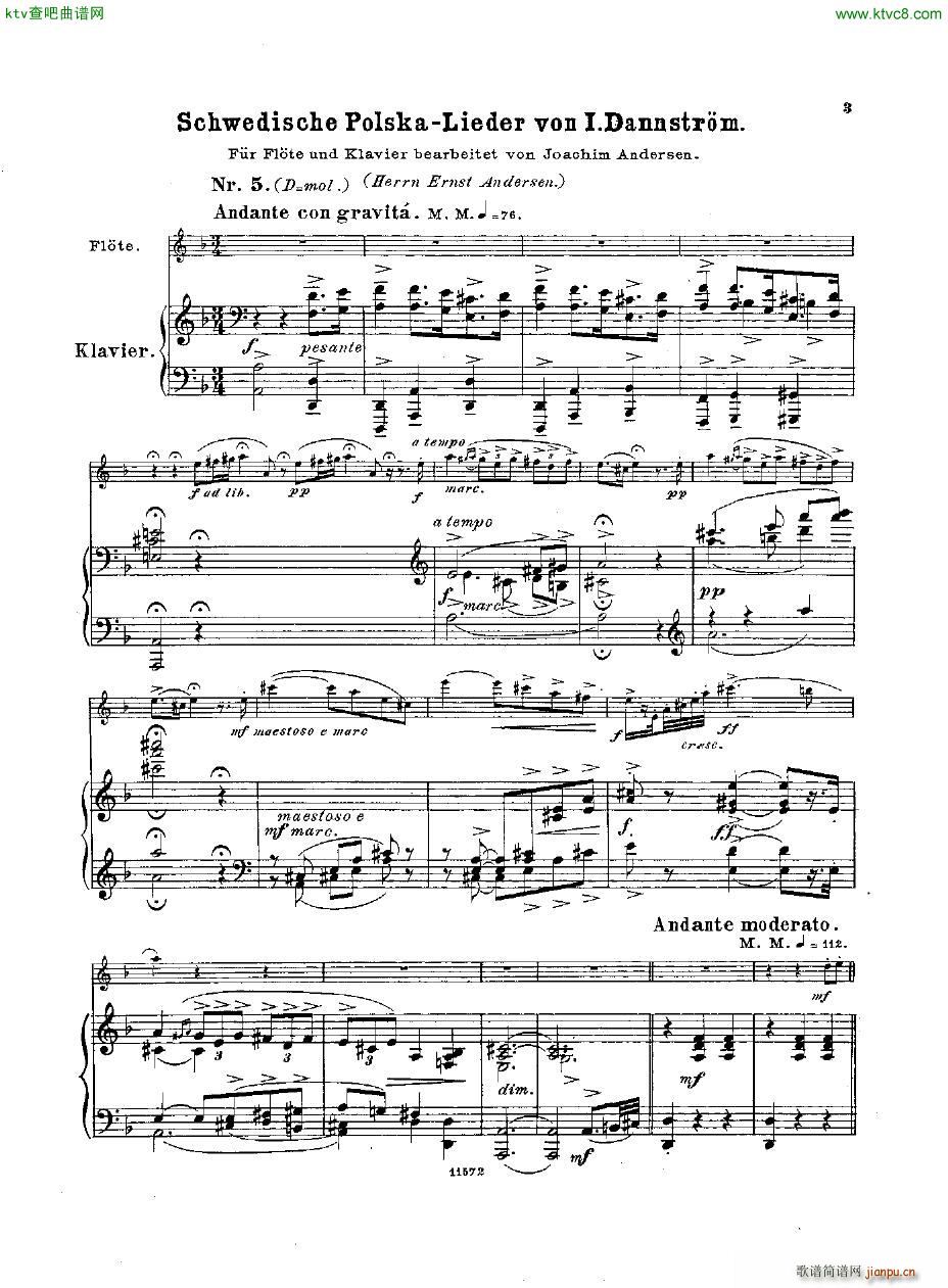 Andersen op 50 Schwedische Polska Lieder(V)27
