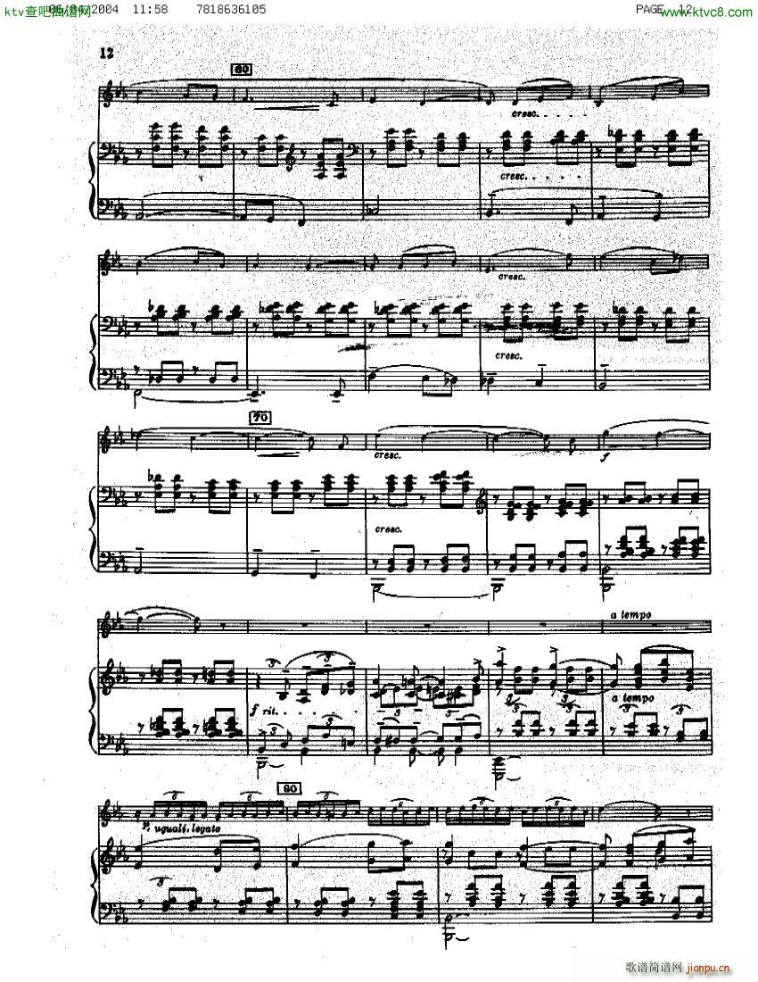 Guastavino Sonata Para Clarinete Y Piano(V)12