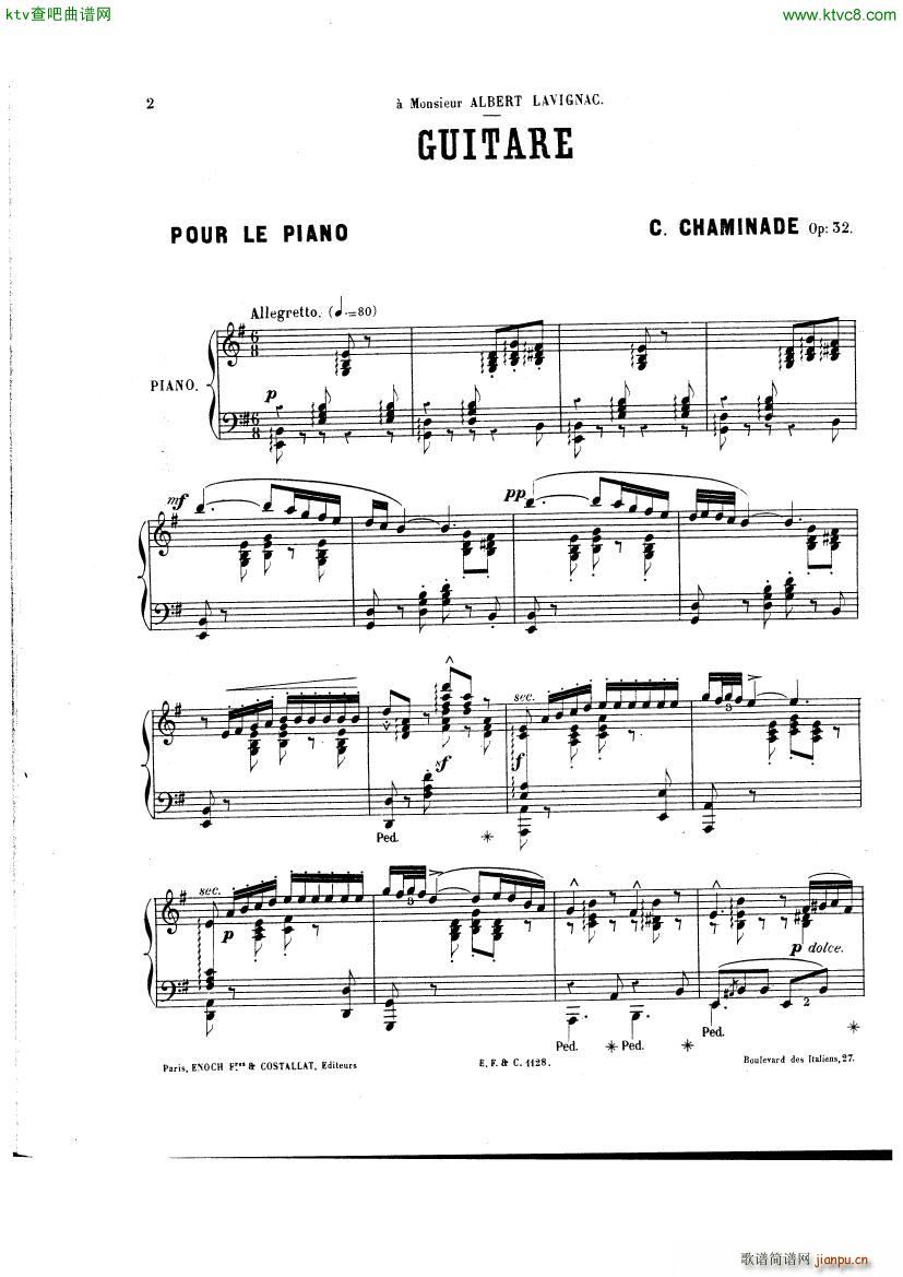 Chaminade Guitare(V)1