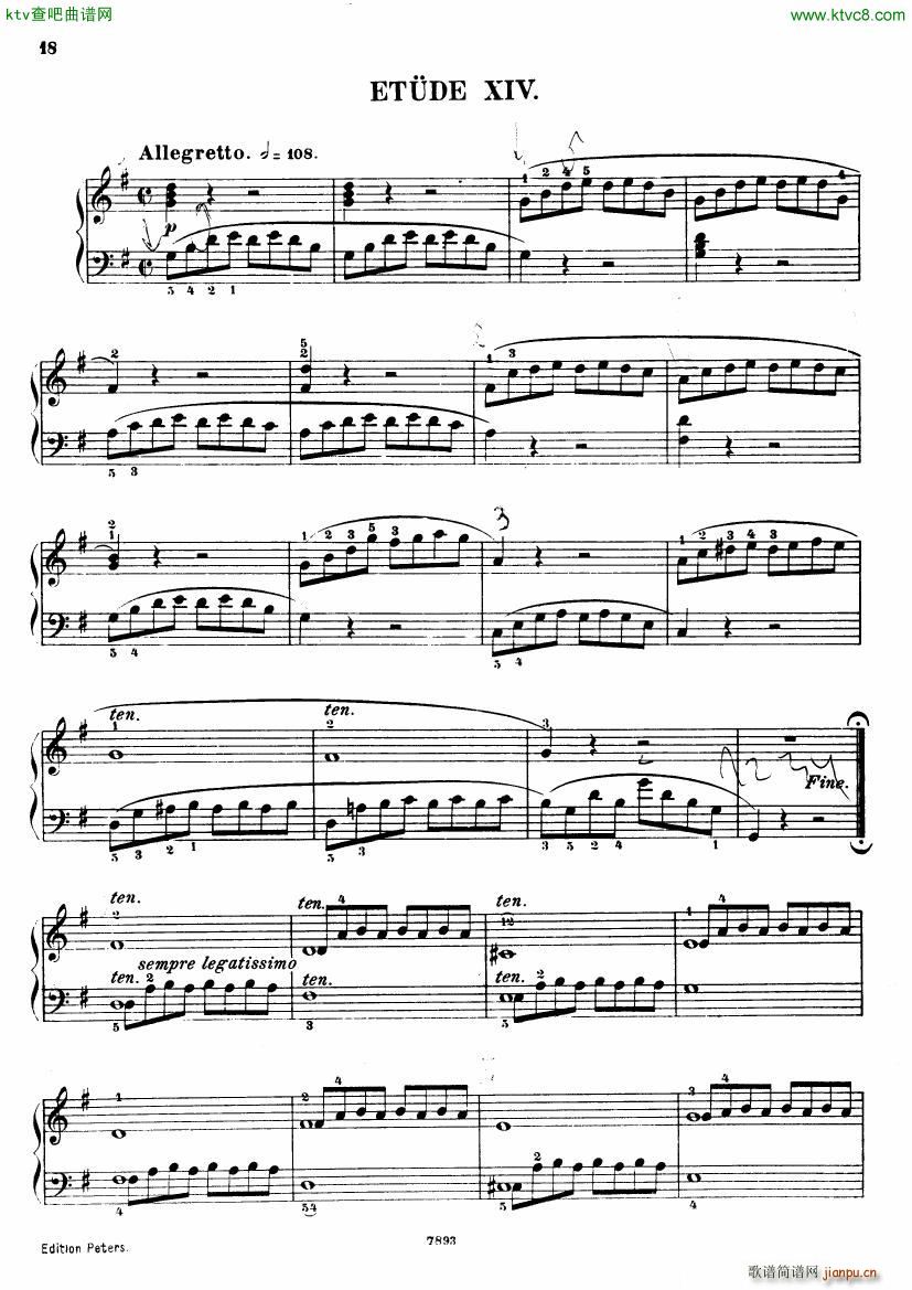 Henri Bertini 1798 1876 25 Easy Etudes Op 100(V)19