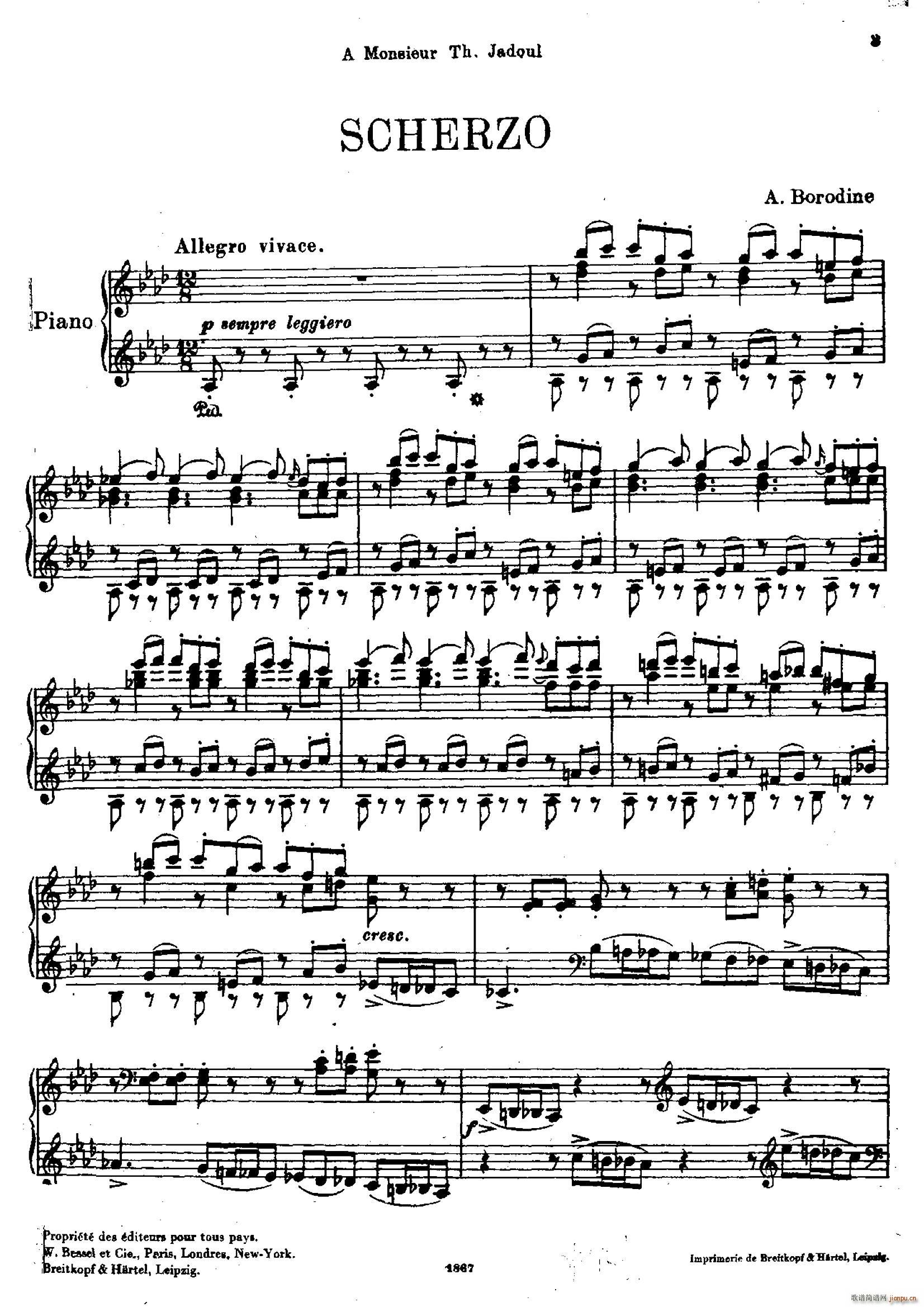 Scherzo in A flat Major A{Co(V)1