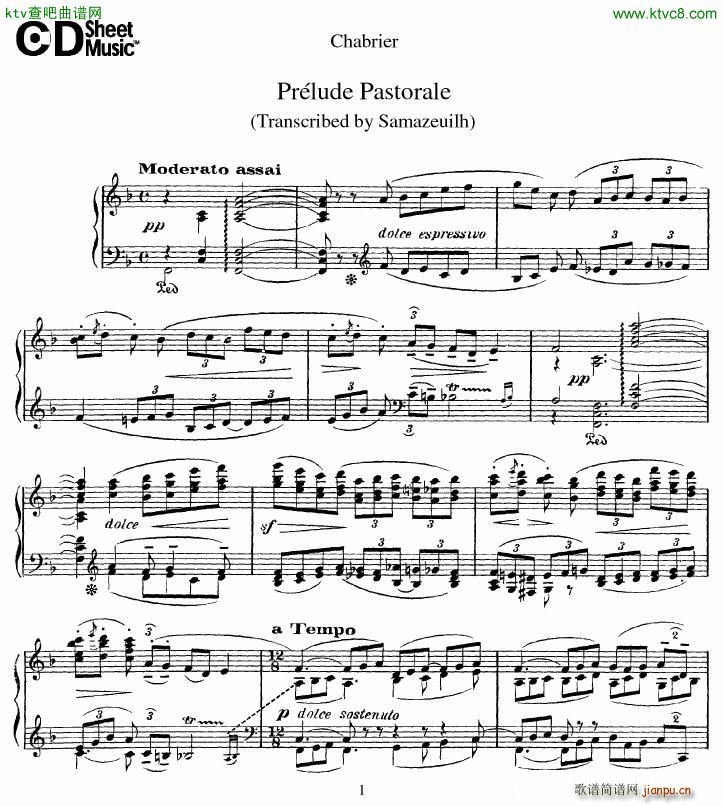Chabrier Prelude Pastorale(V)1