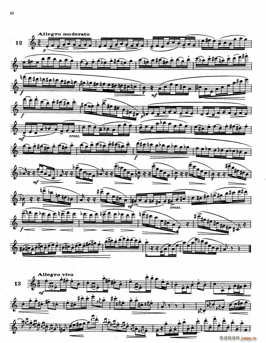 E Bozza 18 tudes Pour Hautbois(V)10