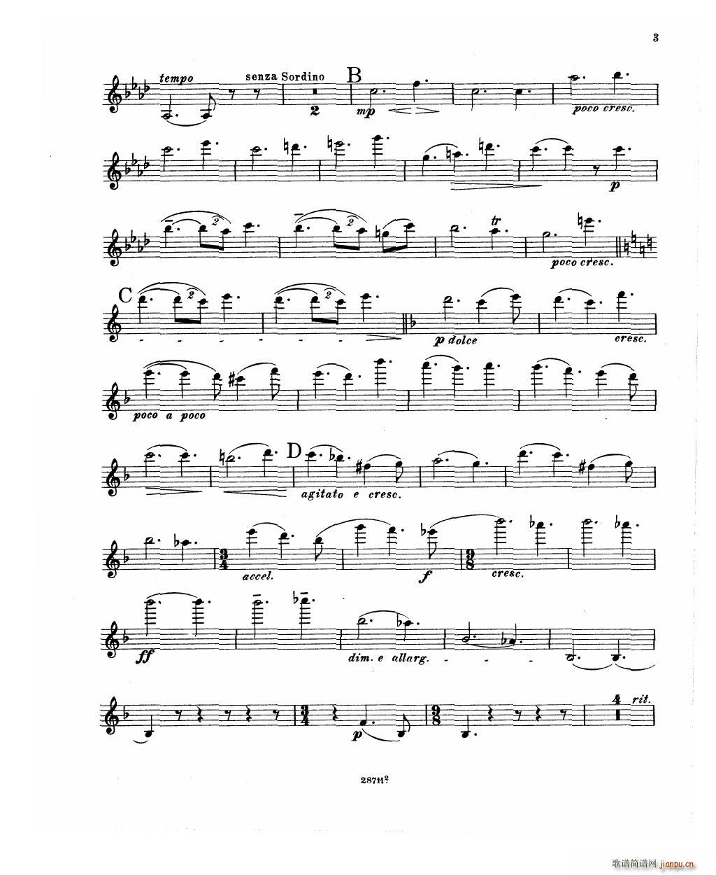 Bowen Barcarolle for violin and piano(V)19