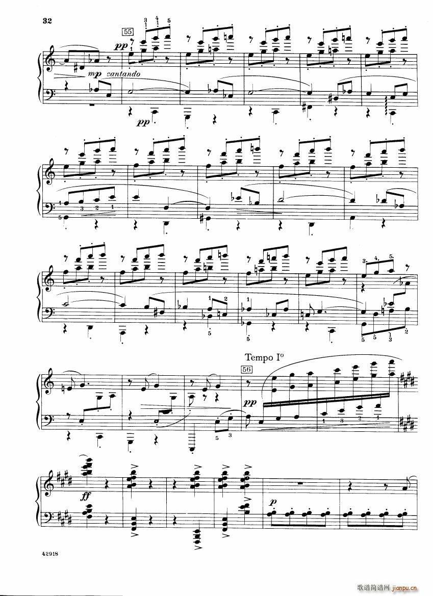 Barber op 28 Souvenirs piano solo(V)32