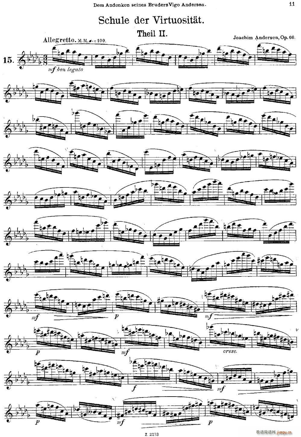 Schule der Virtuosit?t Op 60 15 L(chng)(ѺV)1
