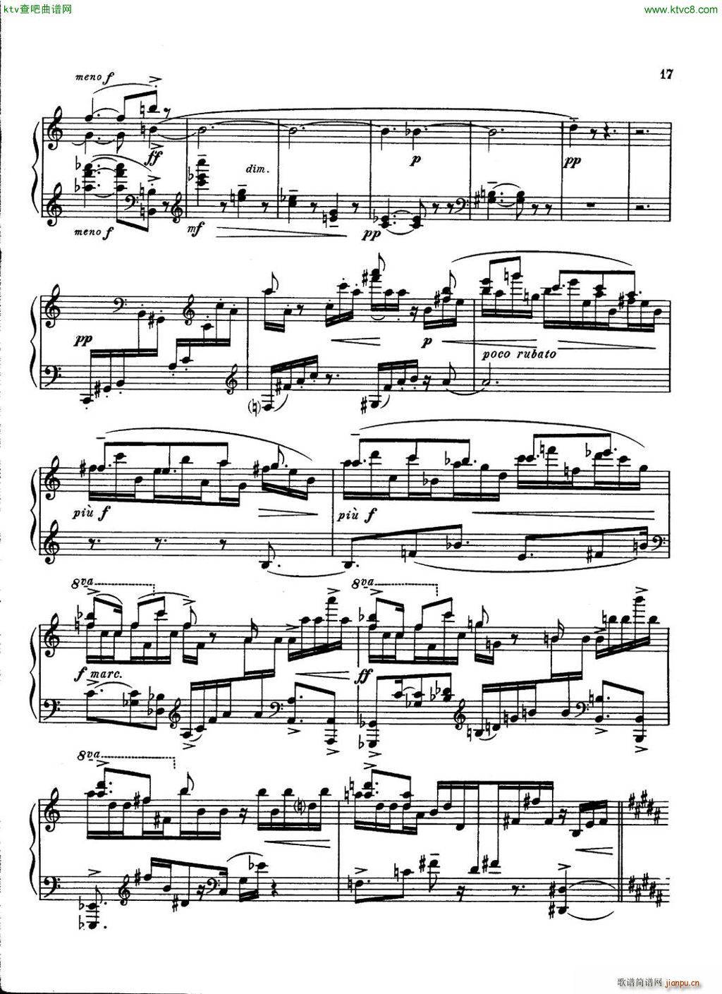 Carter Piano Sonata(V)17