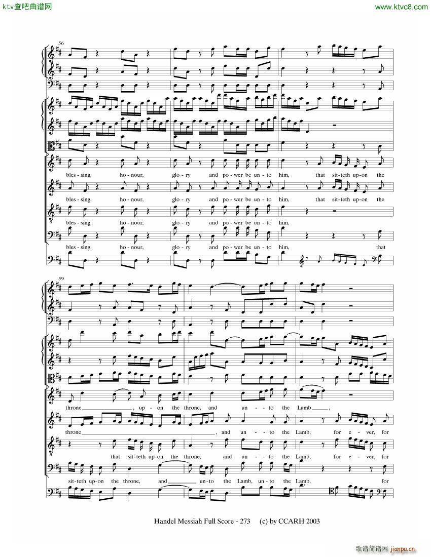 G F Handel Messiah Open Score (V)32