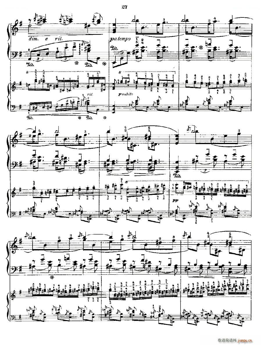 Ф  Fr Chopin Op 25 No5 1(V)11