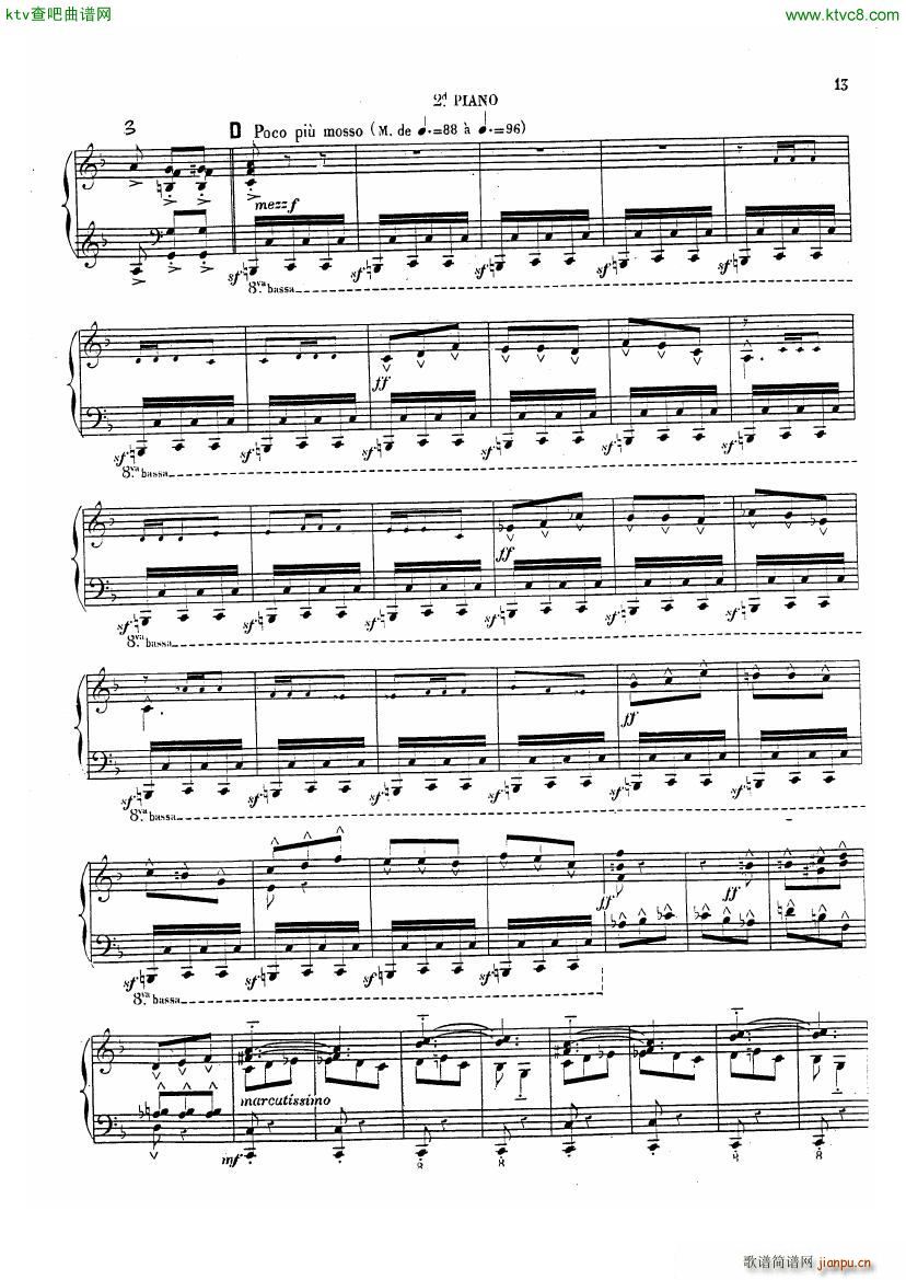 Chabrier Espana for two pianos(V)27