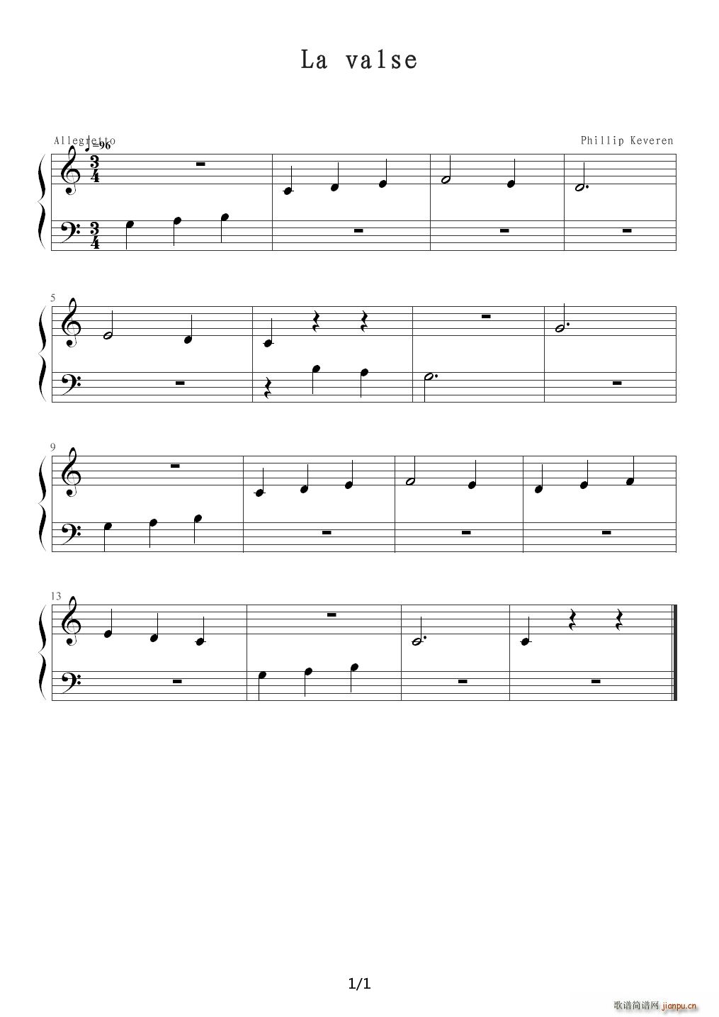 La valse C{(V)1