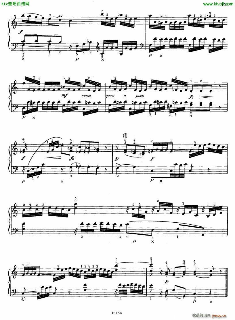 Benda 16 Sonatas (V)12
