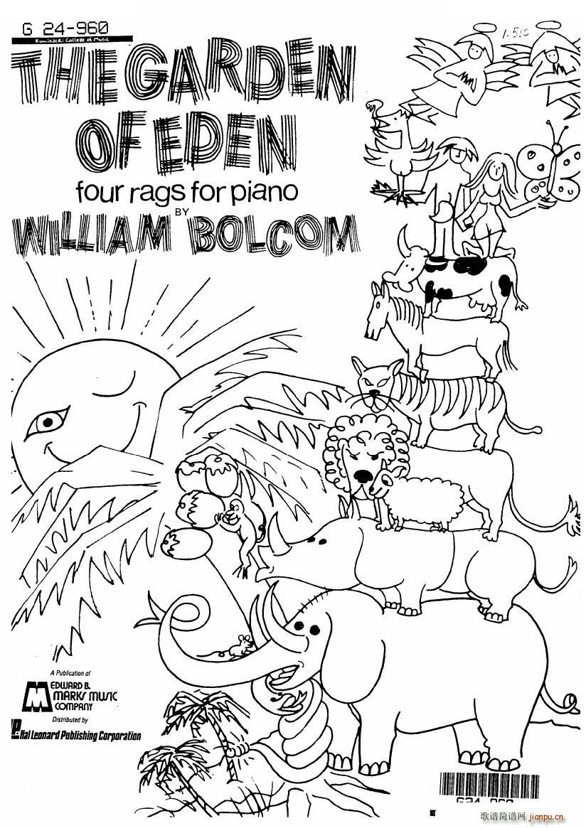 Garden of Eden 4 Rags for Piano(V)1