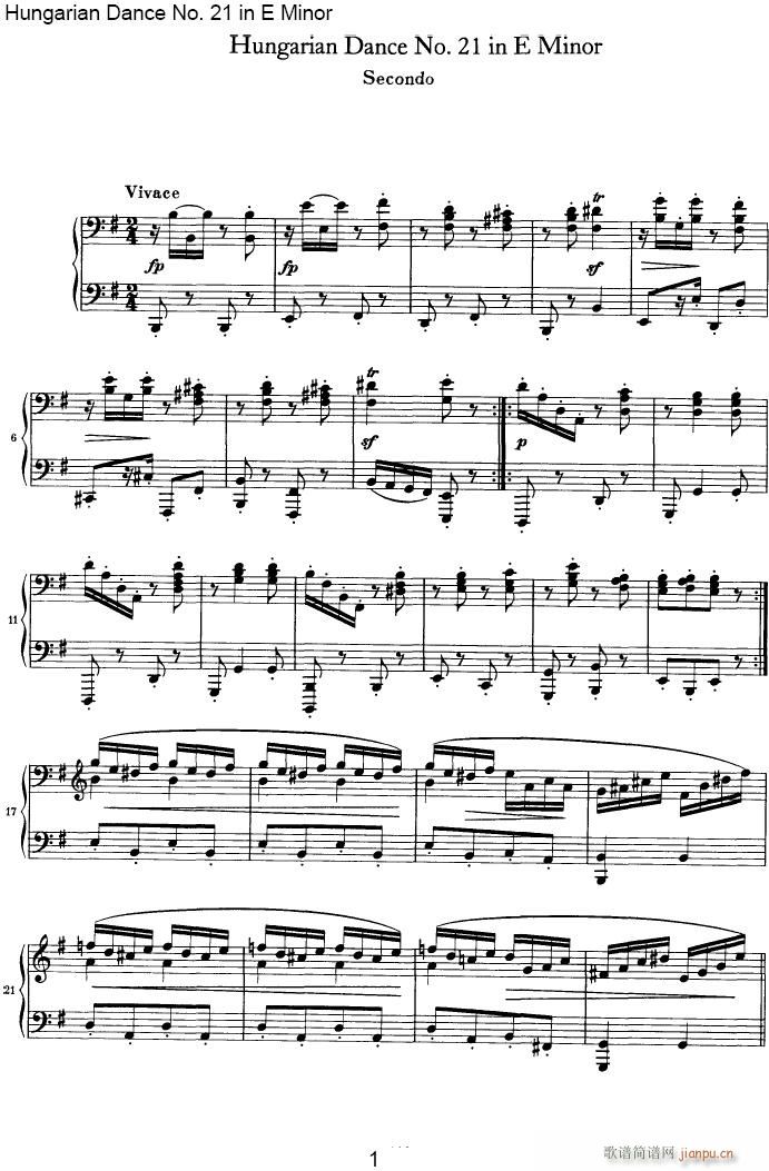 Dance?NO.21in?E?Minor6(V)1