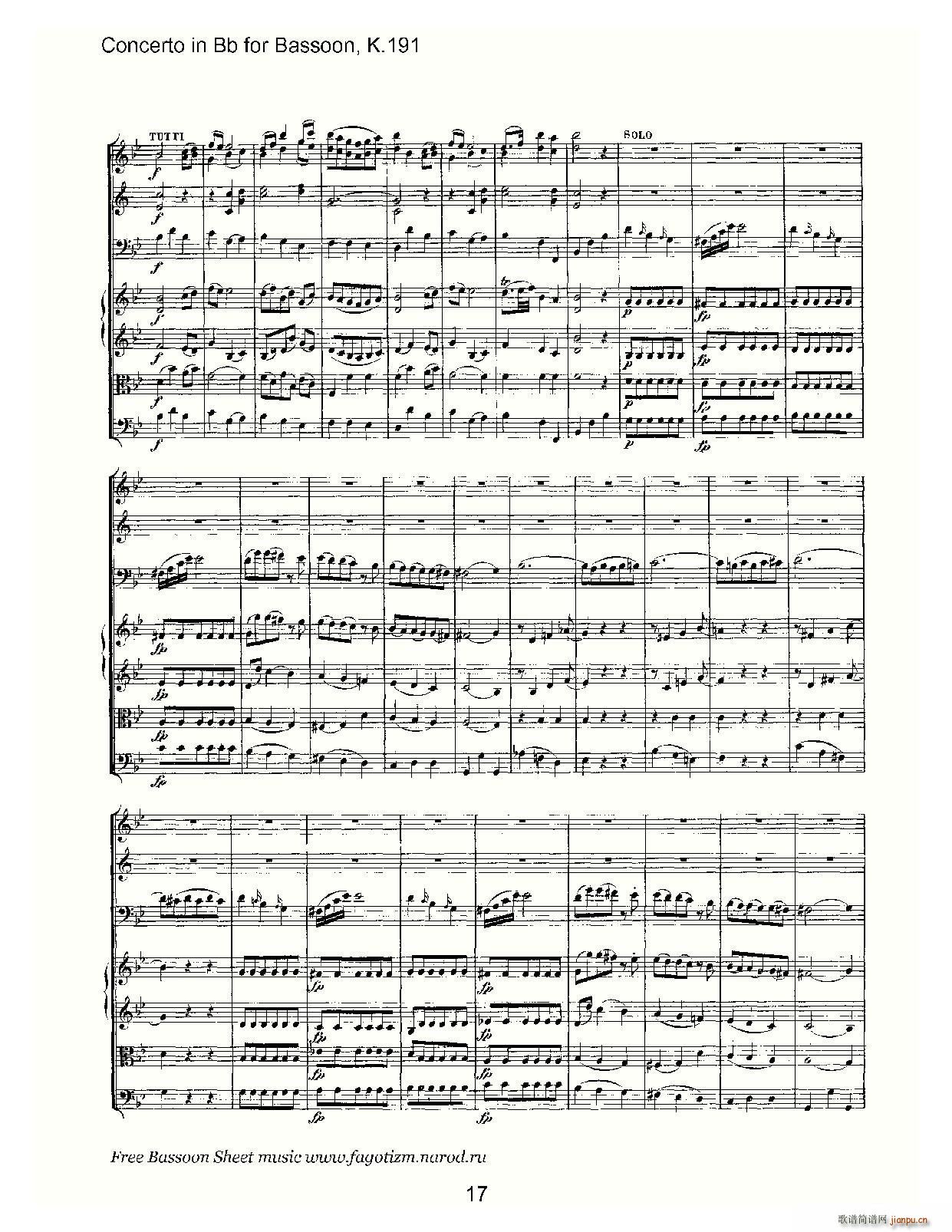 mozart score Ī(V)17