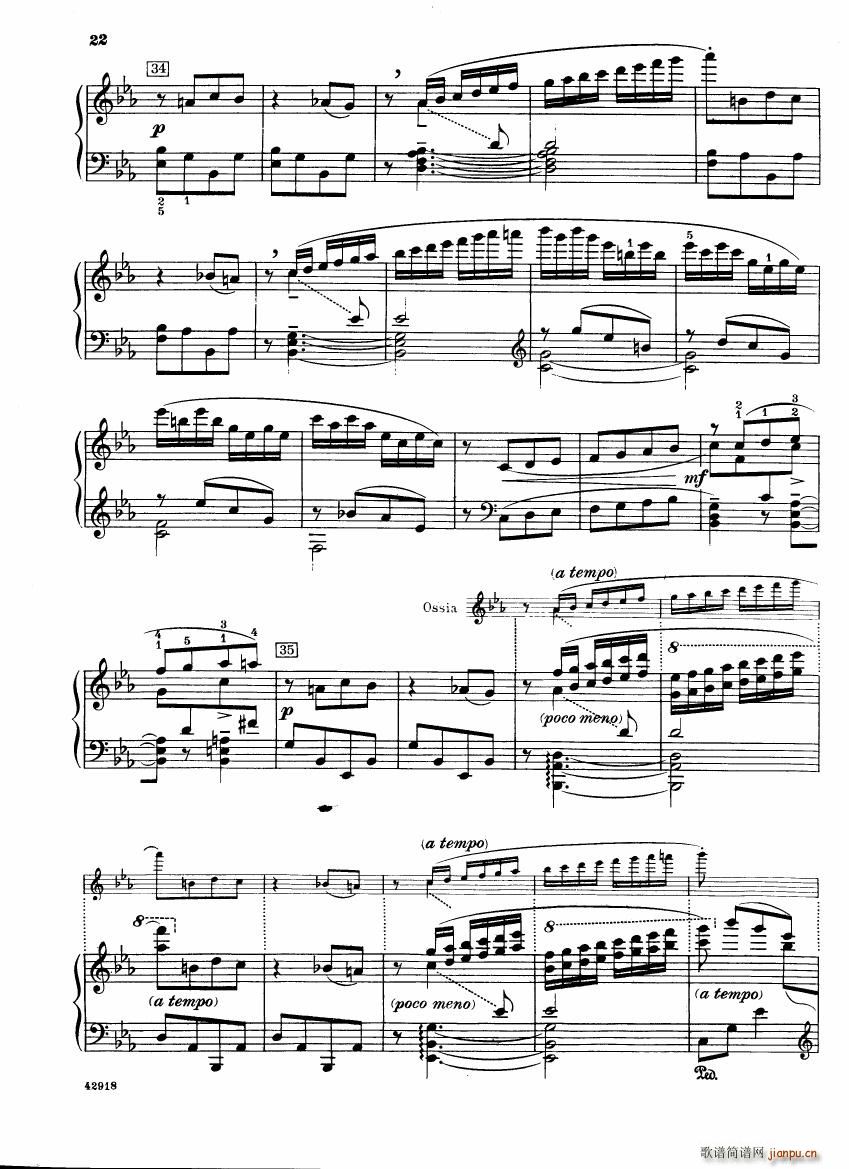 Barber op 28 Souvenirs piano solo(V)22